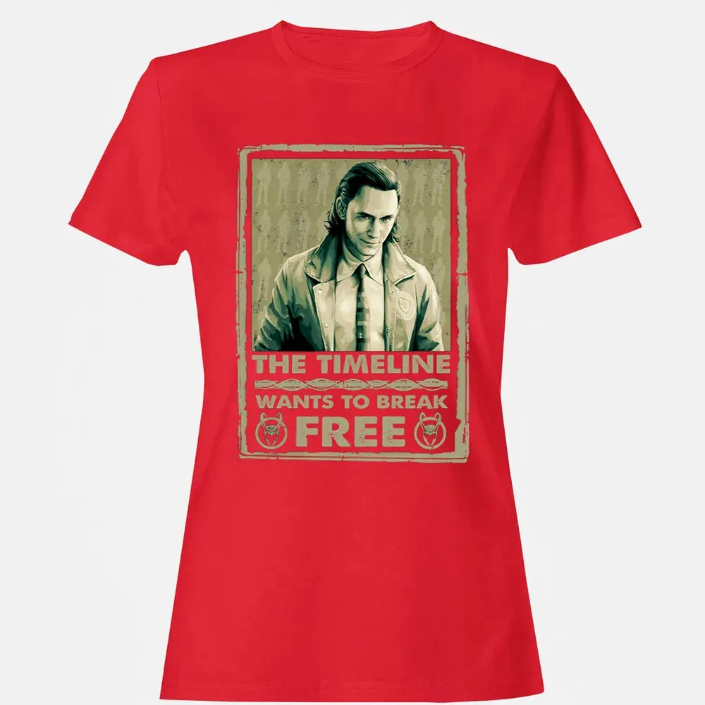 The Timeline Wants To Break Free Women's T-shirt - 13