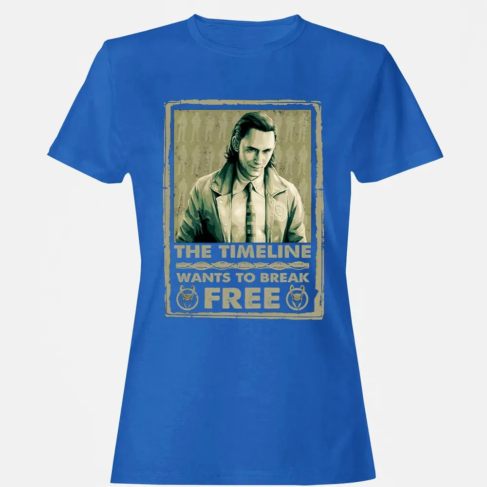 The Timeline Wants To Break Free Women's T-shirt - 14