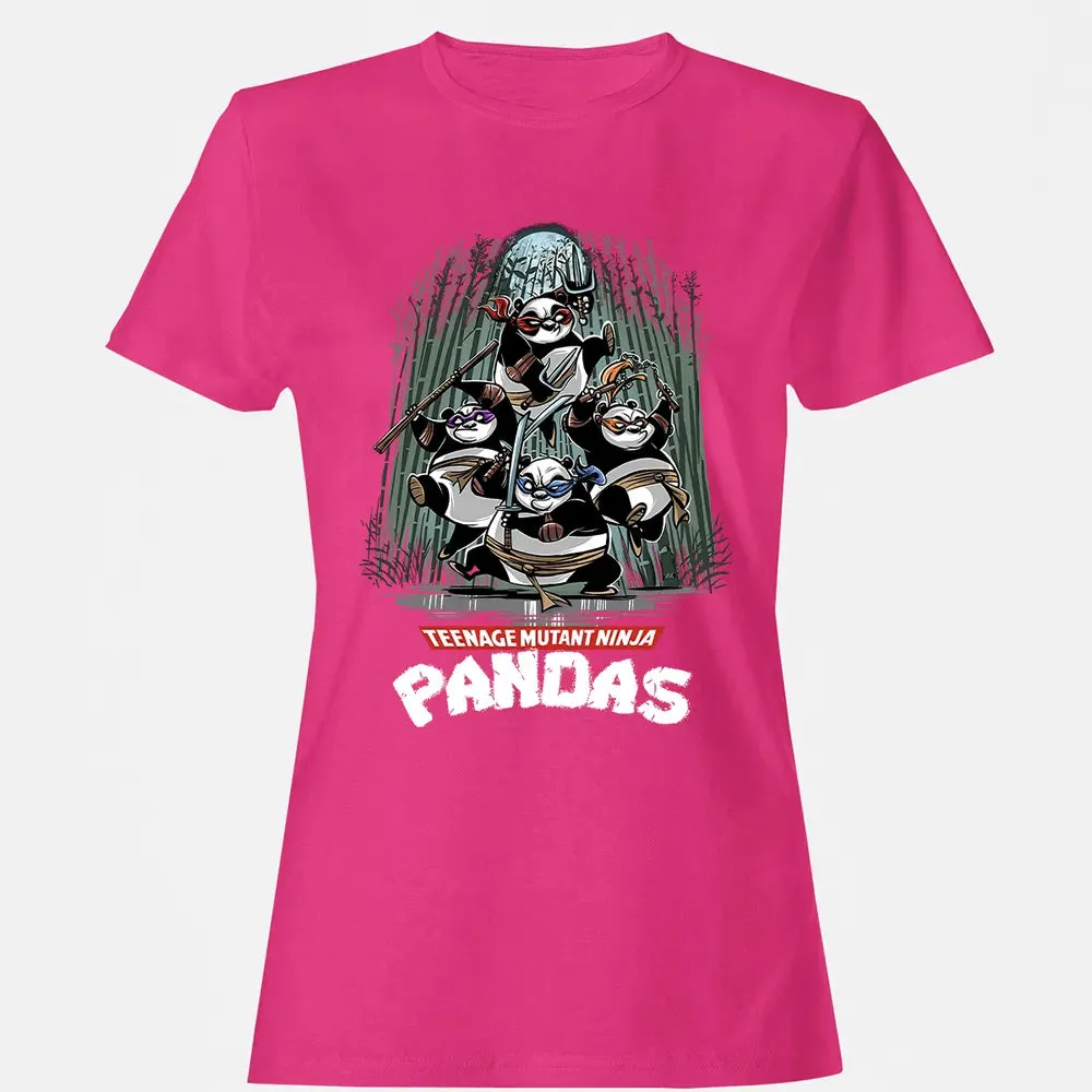 nage Mutant Ninja Pandas Women's T-shirt - 6