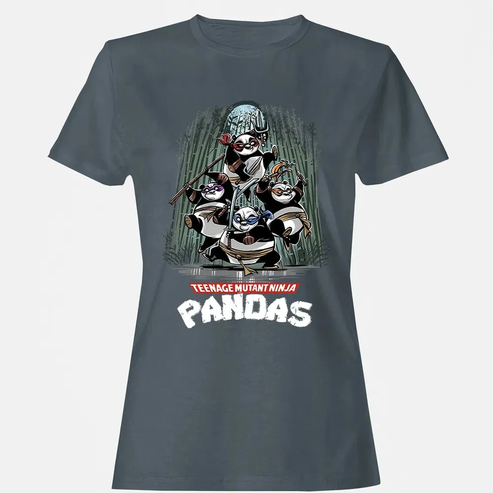nage Mutant Ninja Pandas Women's T-shirt - 3