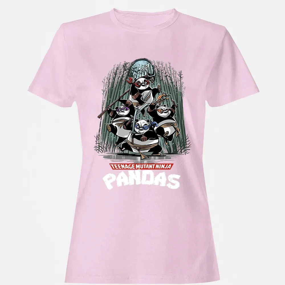nage Mutant Ninja Pandas Women's T-shirt - 9