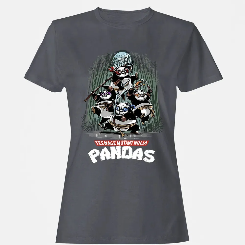nage Mutant Ninja Pandas Women's T-shirt - 5