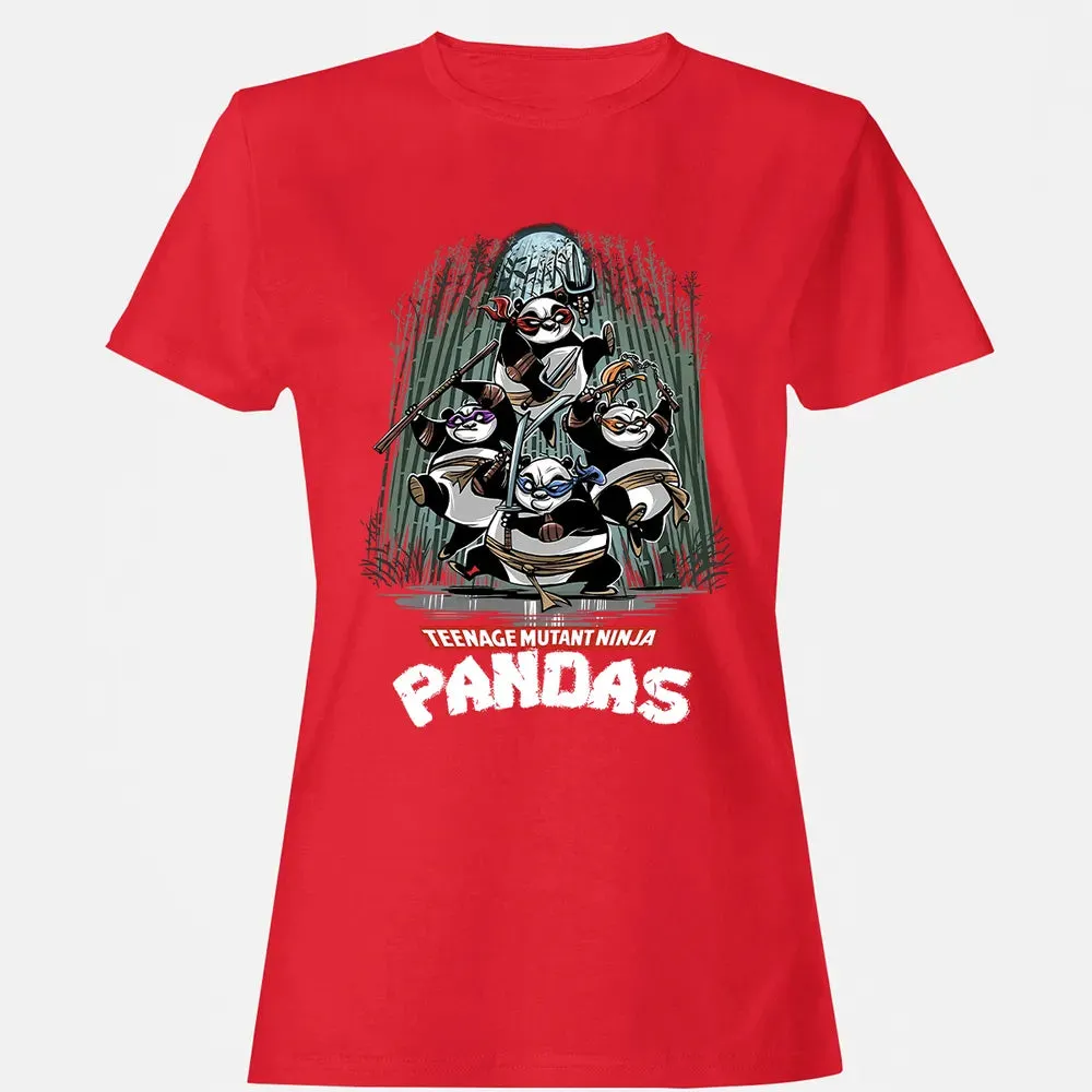nage Mutant Ninja Pandas Women's T-shirt - 13
