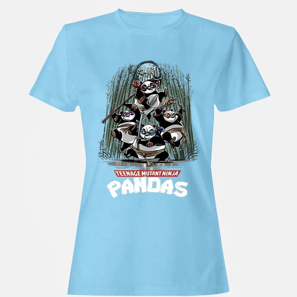 nage Mutant Ninja Pandas Women's T-shirt - 8