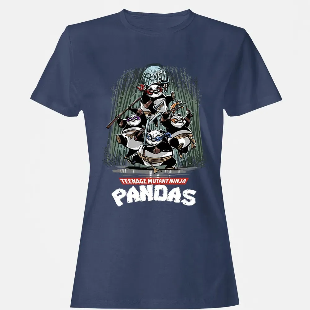 nage Mutant Ninja Pandas Women's T-shirt - 10