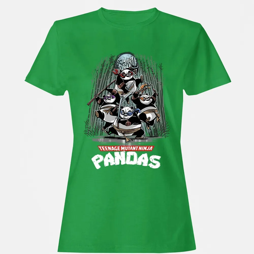 nage Mutant Ninja Pandas Women's T-shirt - 7