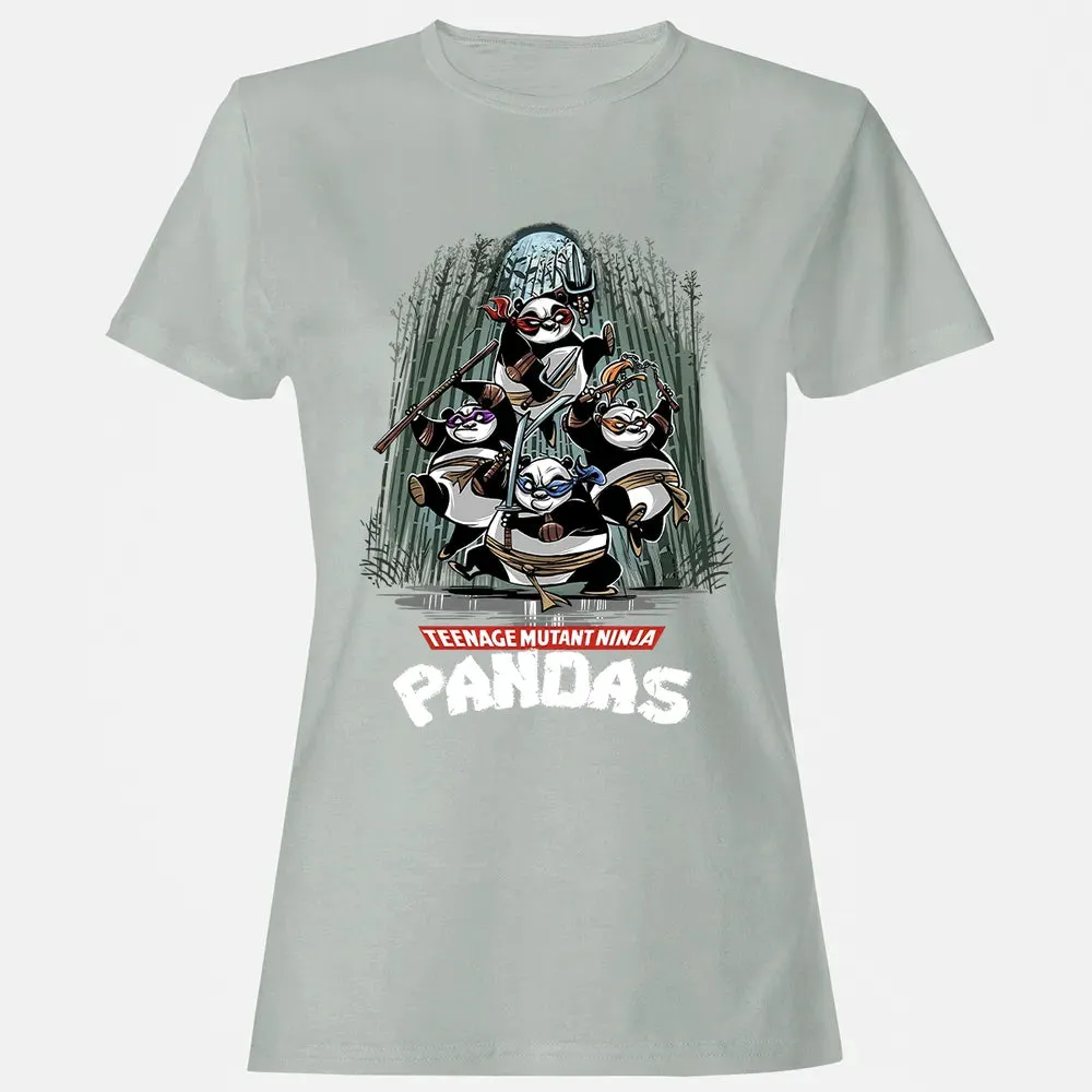 nage Mutant Ninja Pandas Women's T-shirt - 2