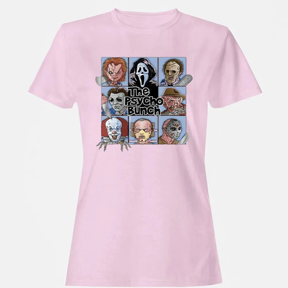 Spooky The Psycho Bunch Serial Killer Halloween Horror Gift Women's T-shirt - 9