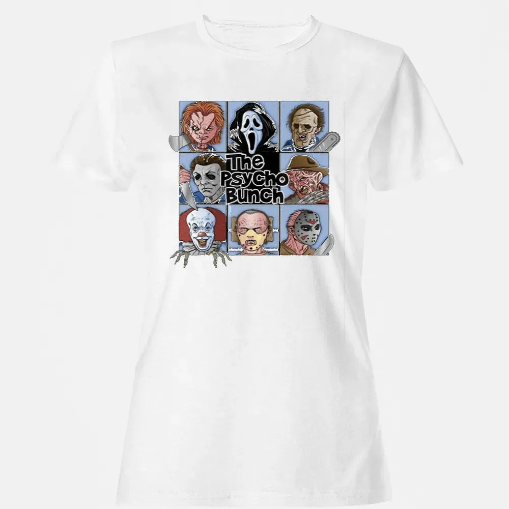 Spooky The Psycho Bunch Serial Killer Halloween Horror Gift Women's T-shirt - 16