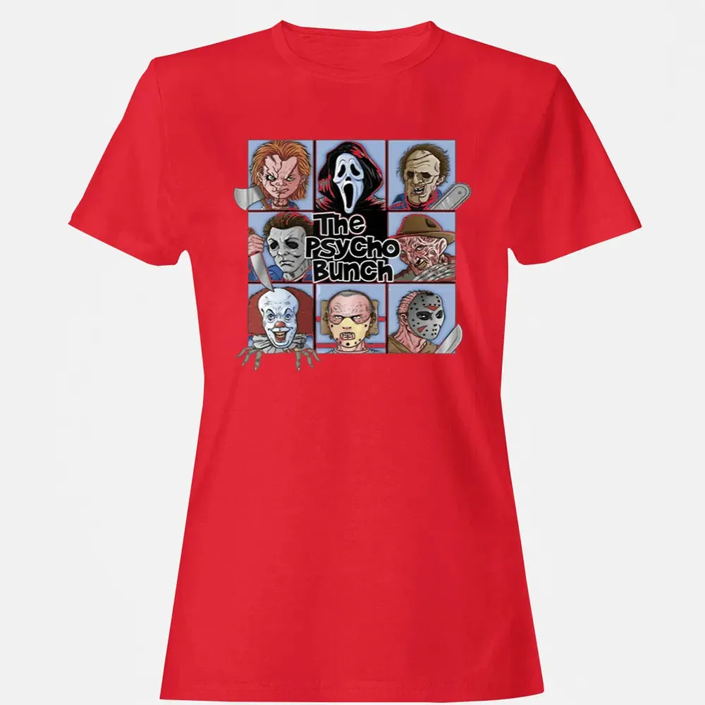 Spooky The Psycho Bunch Serial Killer Halloween Horror Gift Women's T-shirt - 13