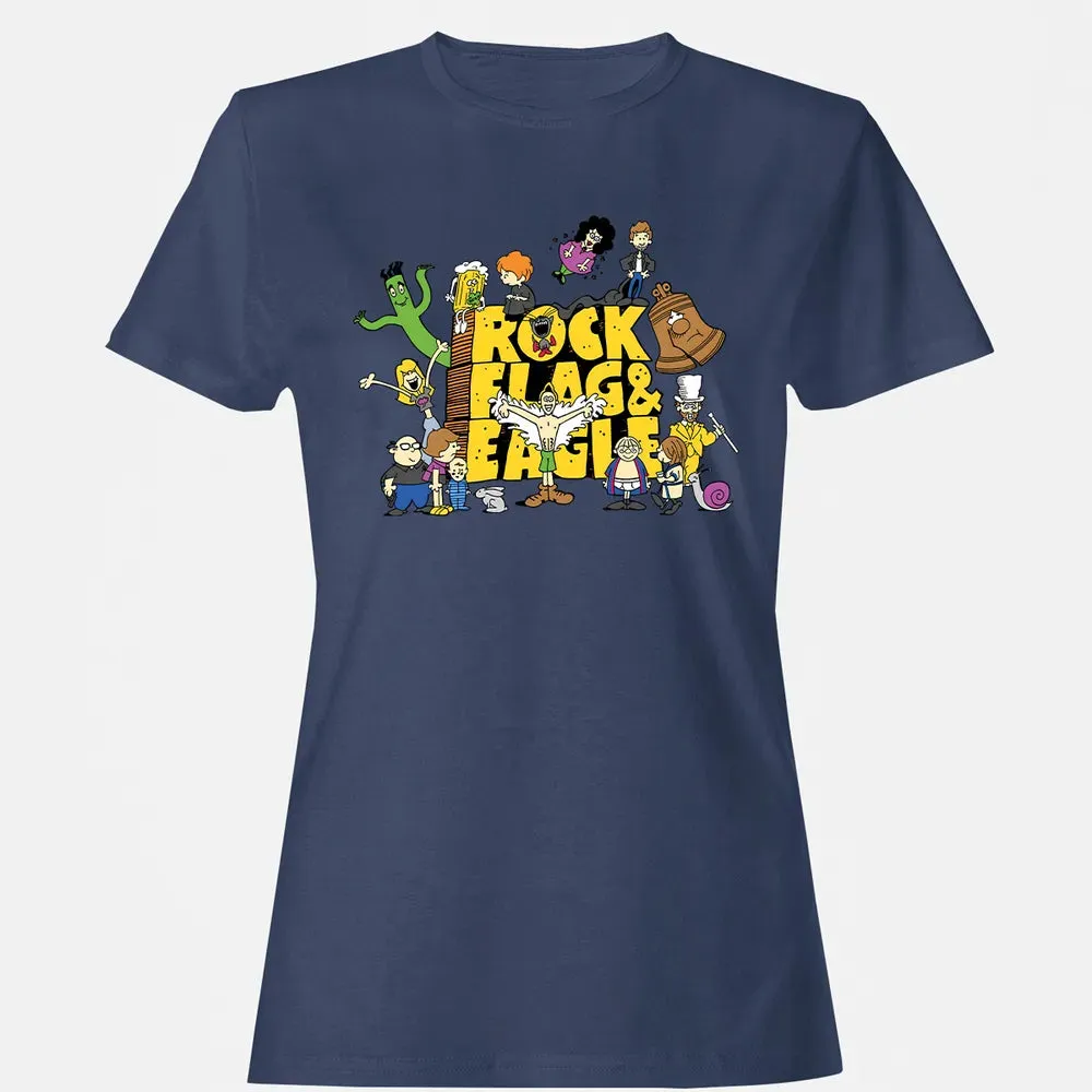 Rock Flag Eagle Women's T-shirt - 10