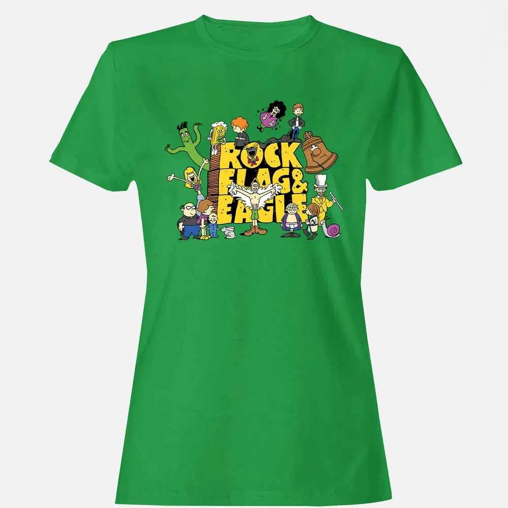 Rock Flag Eagle Women's T-shirt - 7