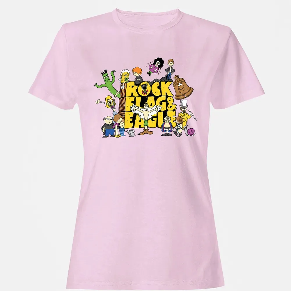 Rock Flag Eagle Women's T-shirt - 9