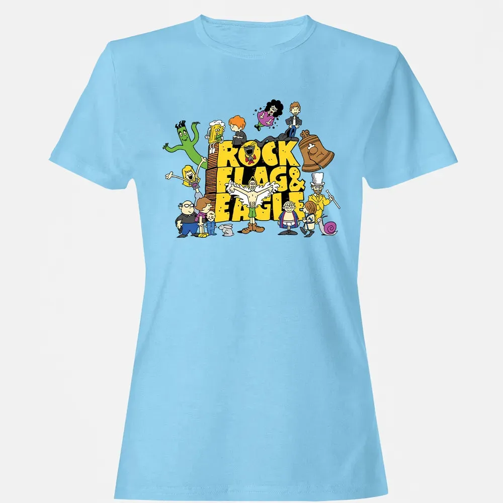 Rock Flag Eagle Women's T-shirt - 8