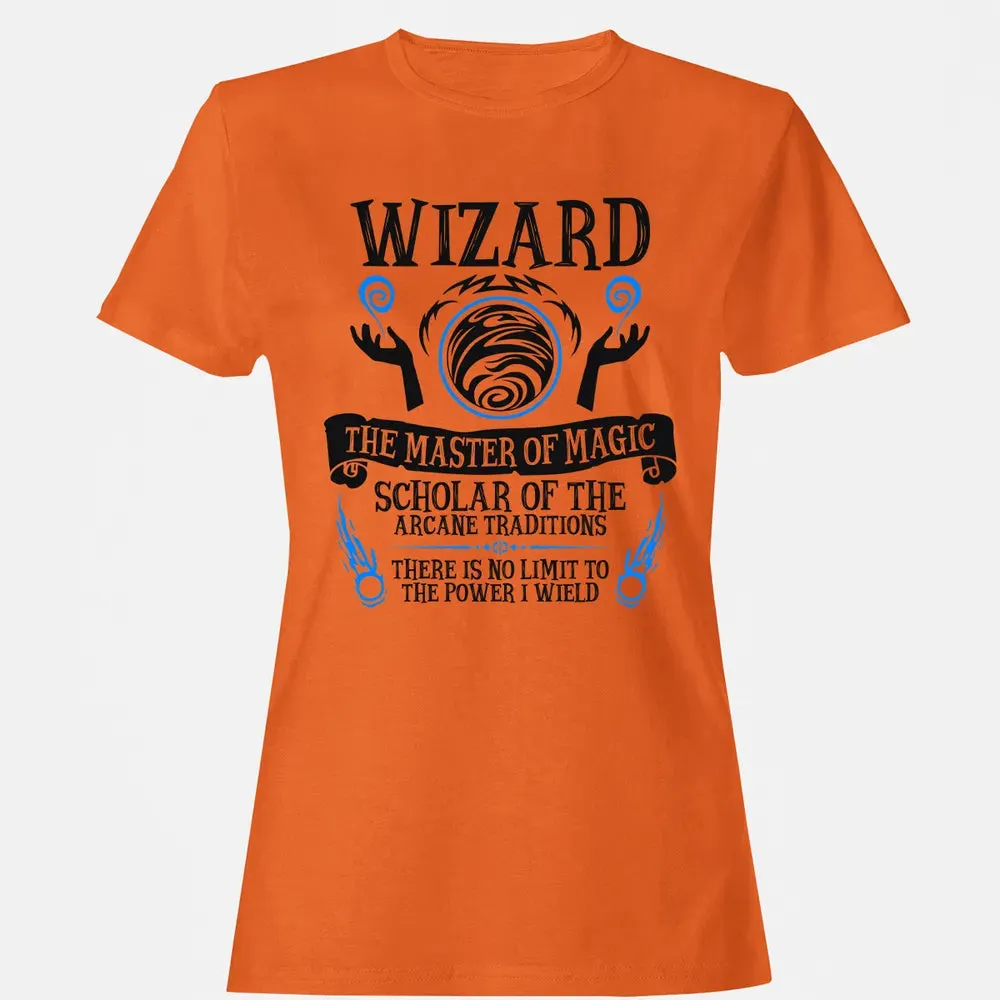 WIZARD, The Master of Magic (Black Text) Women's T-shirt - 11