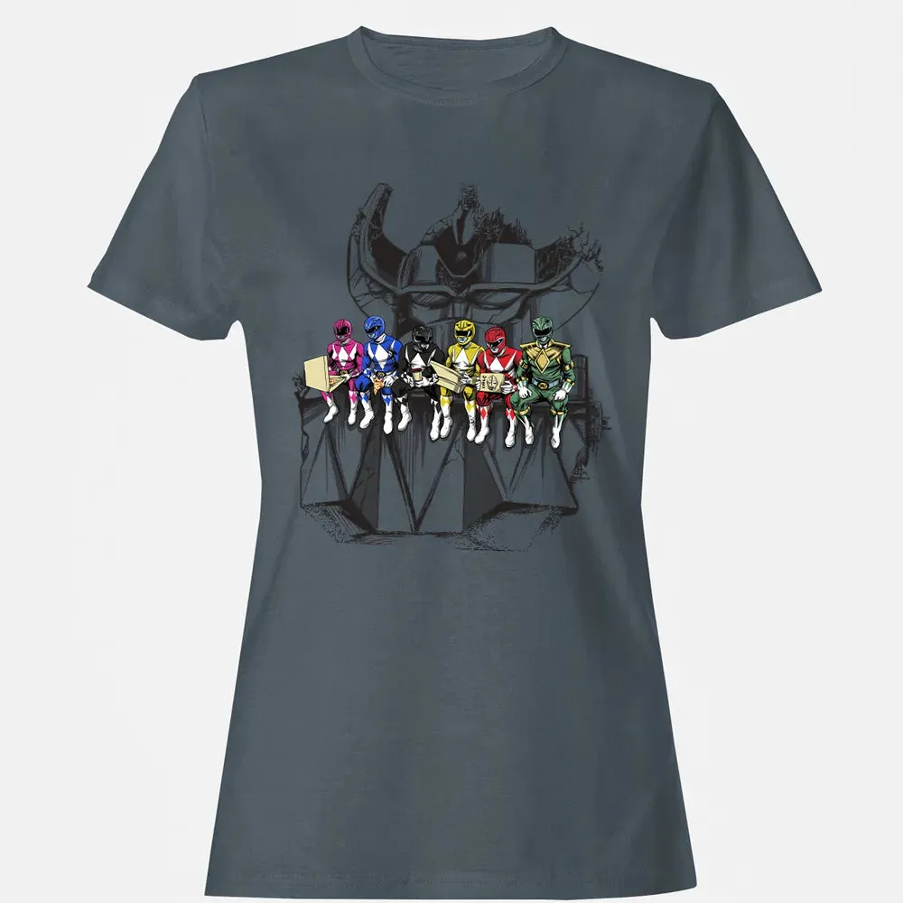 Lunch Atop A Mega Women's T-shirt - 3
