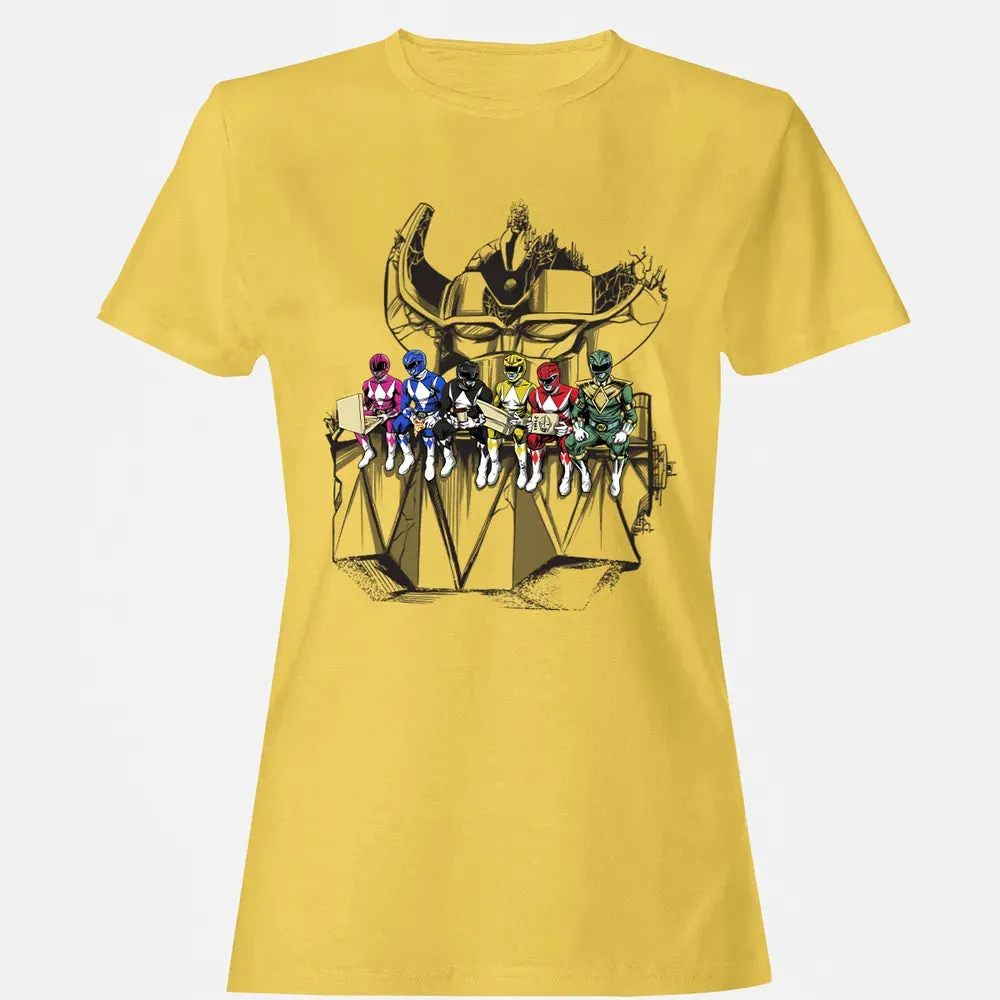 Lunch Atop A Mega Women's T-shirt - 4