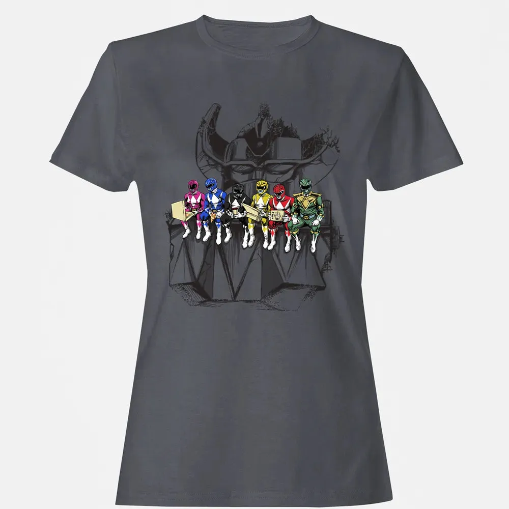 Lunch Atop A Mega Women's T-shirt - 5