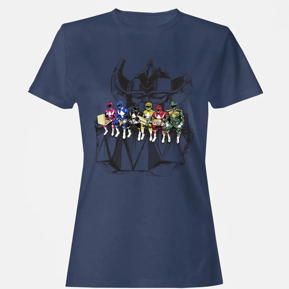 Lunch Atop A Mega Women's T-shirt - 10