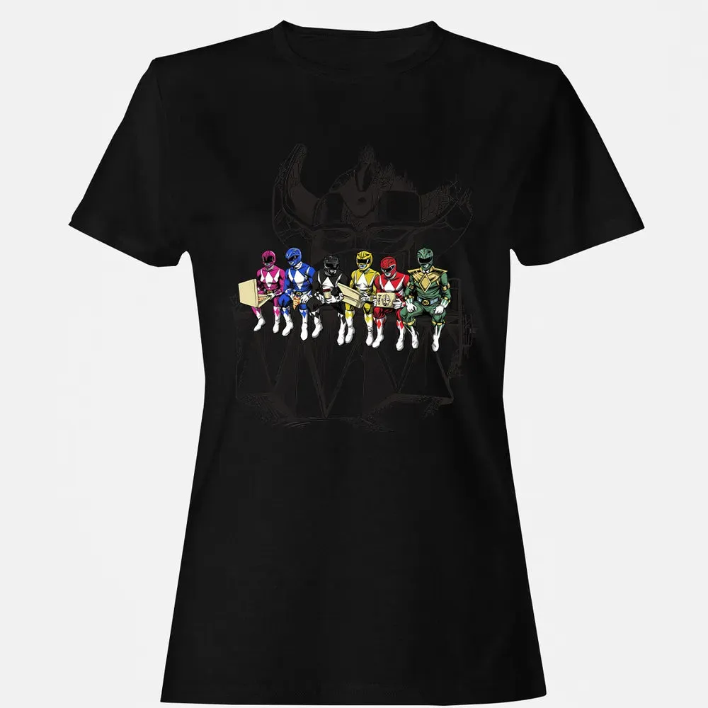 Lunch Atop A Mega Women's T-shirt - 16