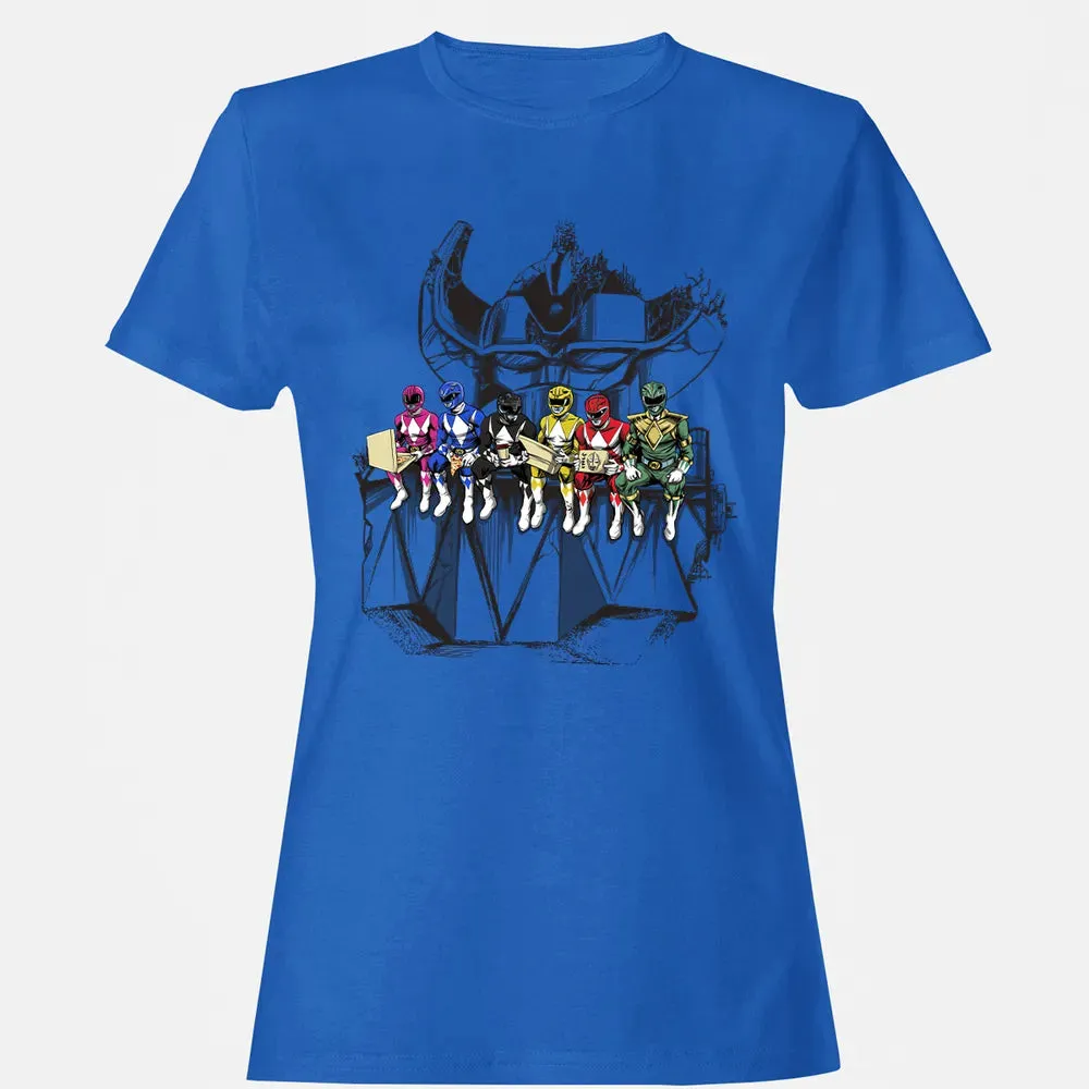Lunch Atop A Mega Women's T-shirt - 14