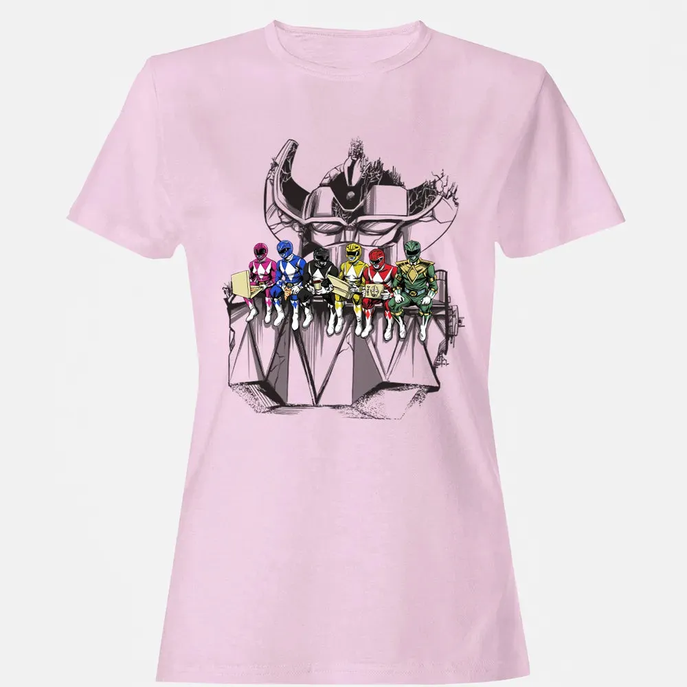 Lunch Atop A Mega Women's T-shirt - 9