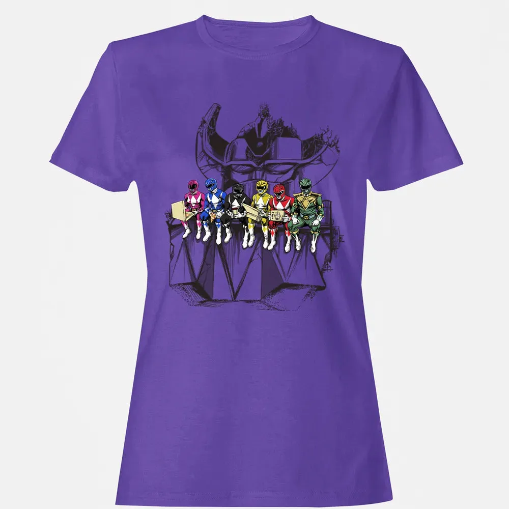 Lunch Atop A Mega Women's T-shirt - 12