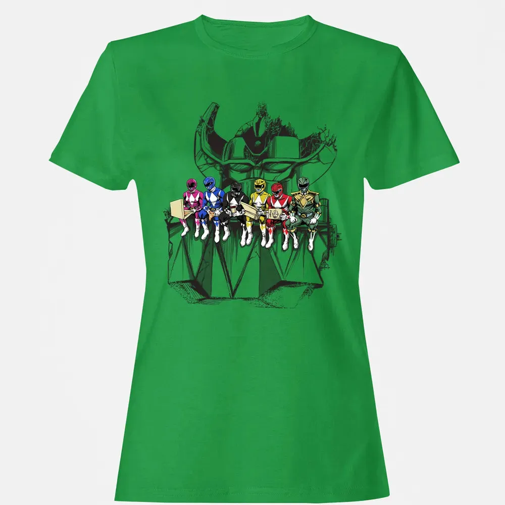 Lunch Atop A Mega Women's T-shirt - 7