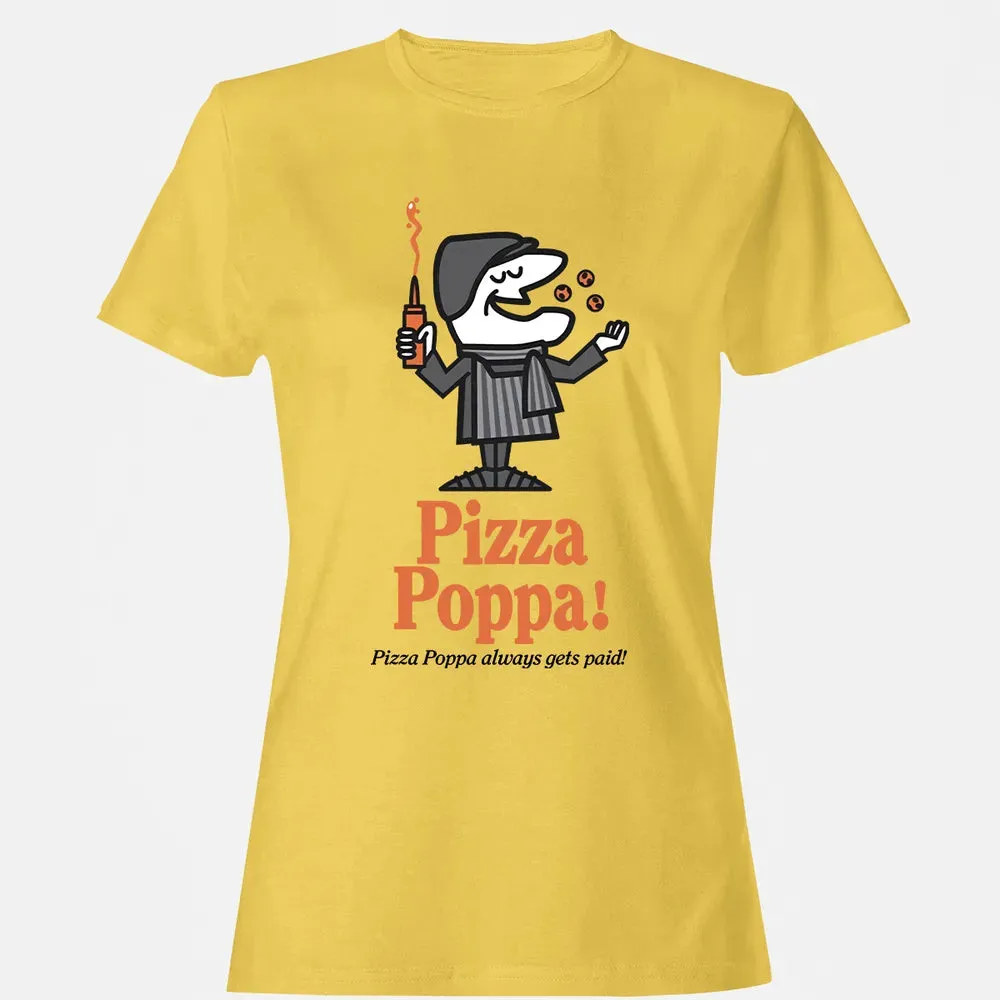 Pizza Poppa Women's T-shirt - 4