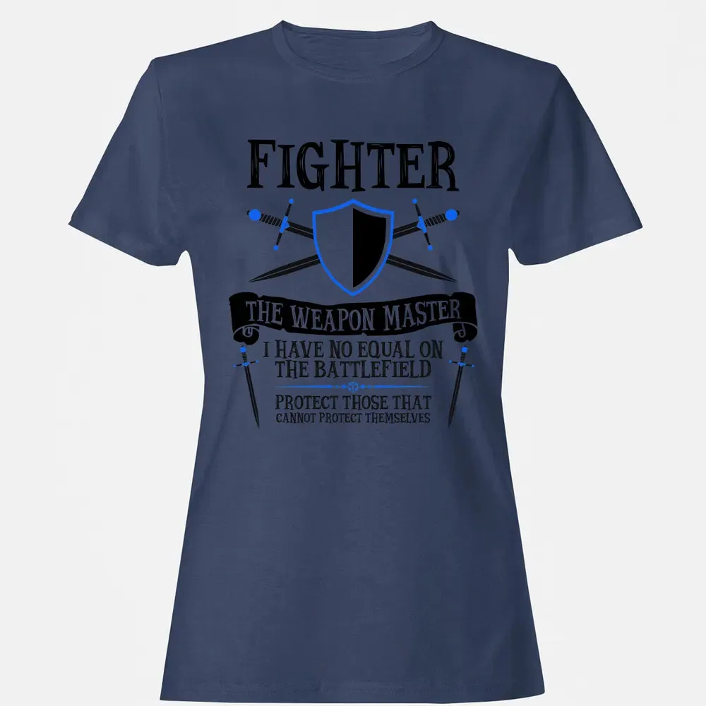 FIGHTER, THE WEAPON MASTER (White) Women's T-shirt - 10