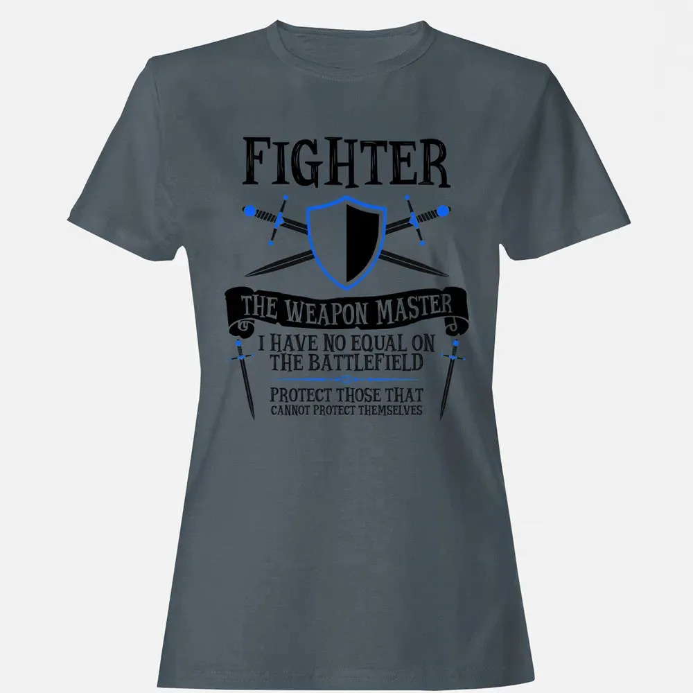 FIGHTER, THE WEAPON MASTER (White) Women's T-shirt - 3