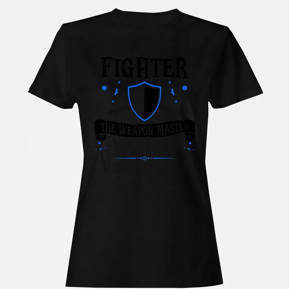 FIGHTER, THE WEAPON MASTER (White) Women's T-shirt - 16