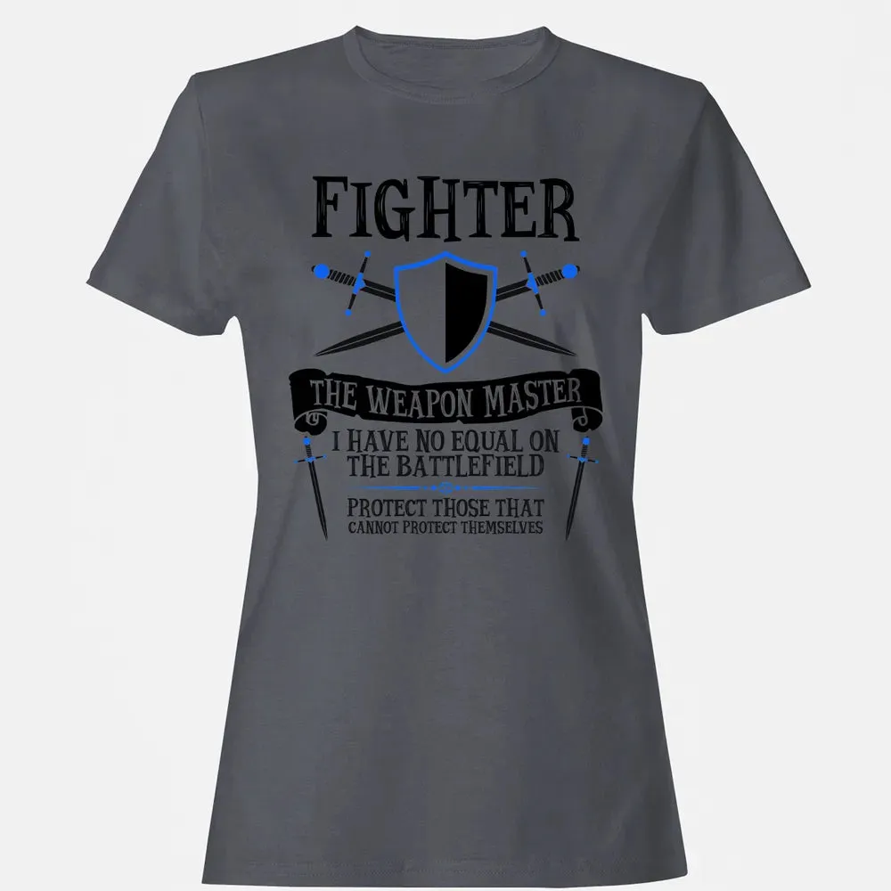 FIGHTER, THE WEAPON MASTER (White) Women's T-shirt - 5