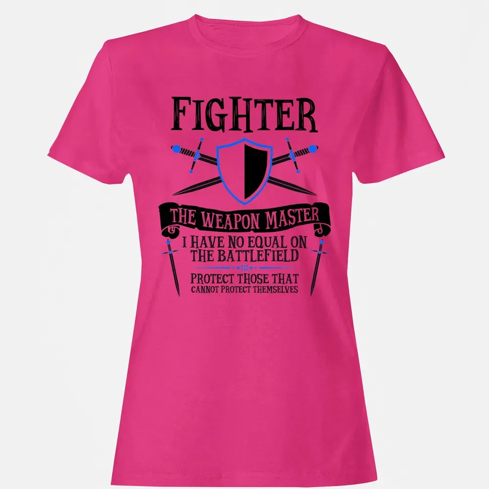 FIGHTER, THE WEAPON MASTER (White) Women's T-shirt - 6