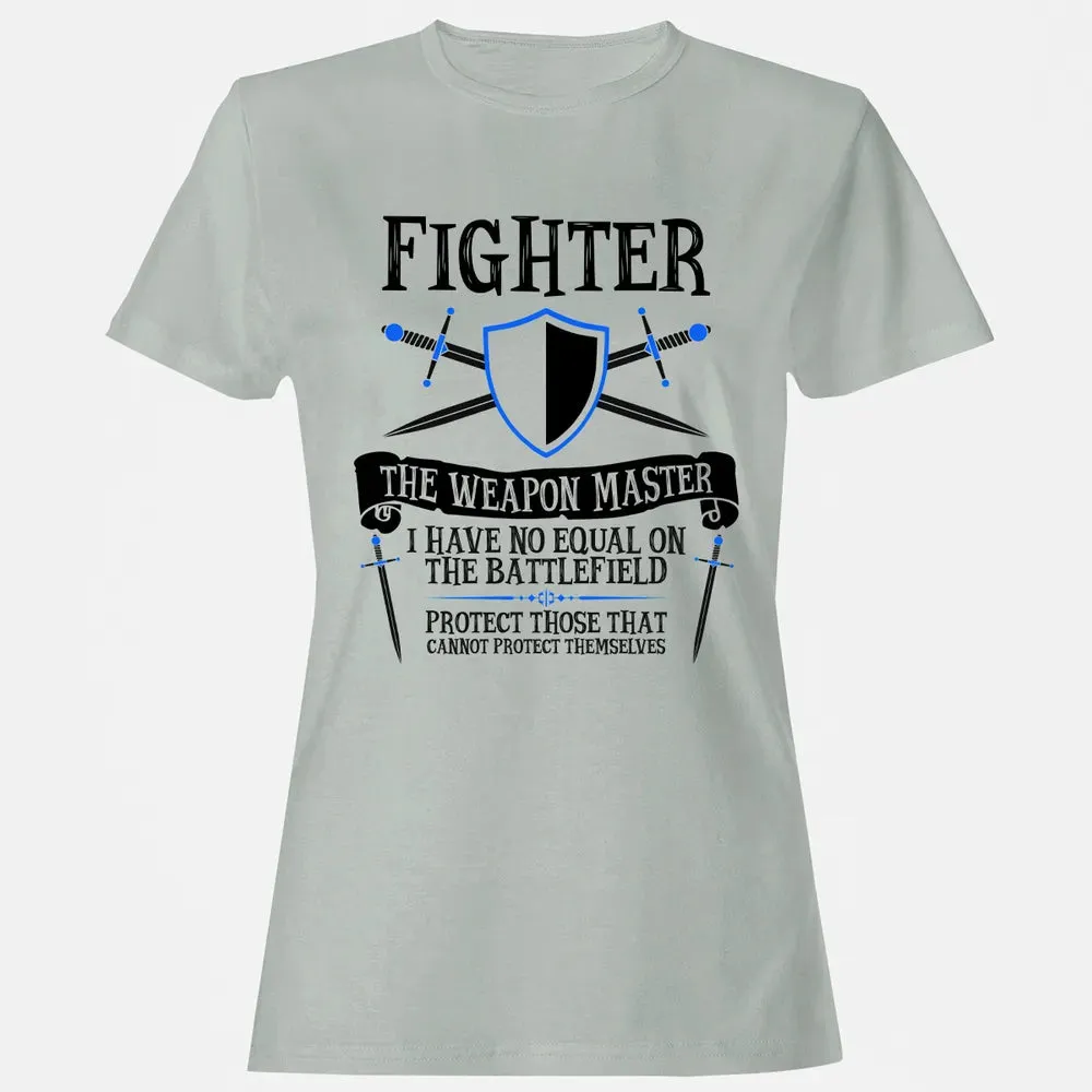 FIGHTER, THE WEAPON MASTER (White) Women's T-shirt - 2
