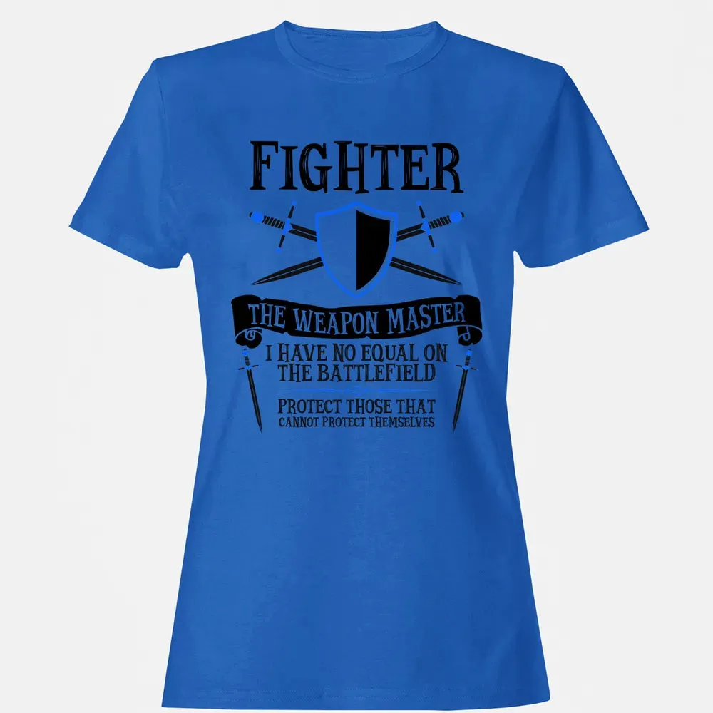 FIGHTER, THE WEAPON MASTER (White) Women's T-shirt - 14
