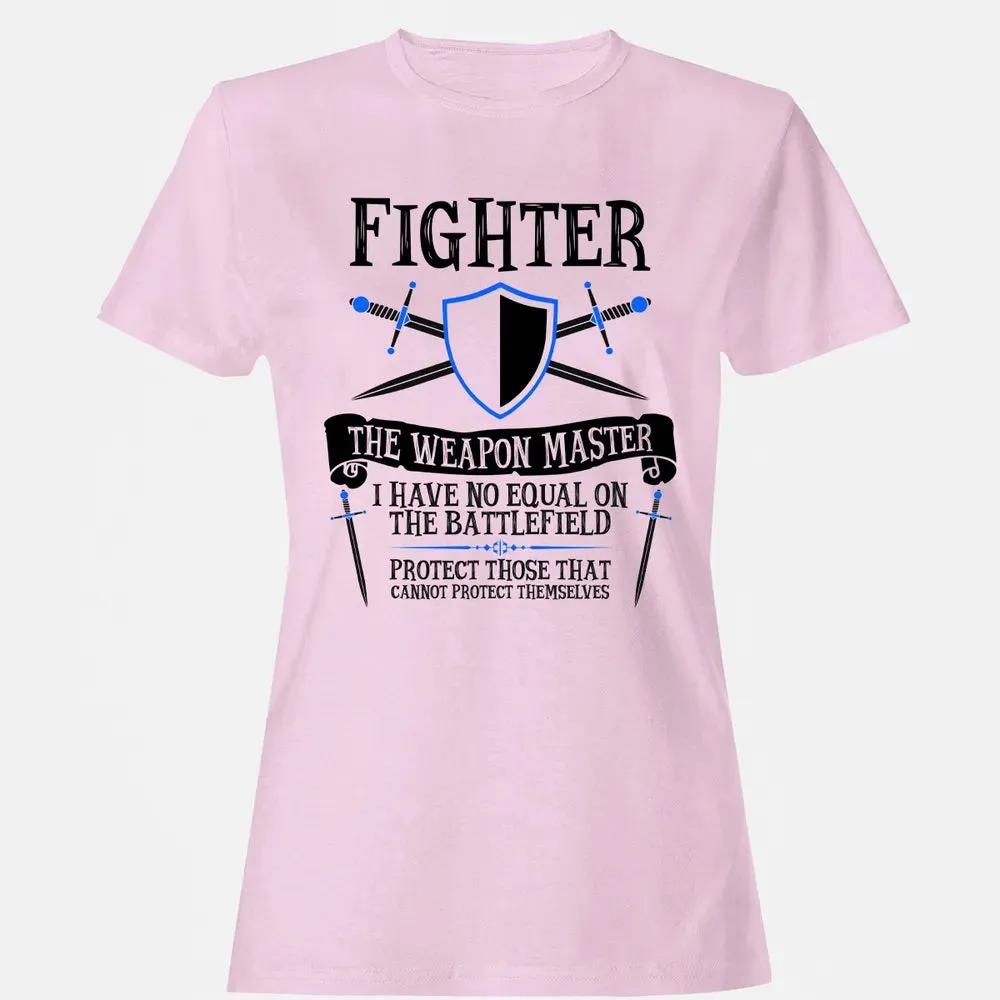 FIGHTER, THE WEAPON MASTER (White) Women's T-shirt - 9