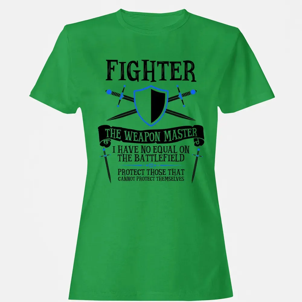 FIGHTER, THE WEAPON MASTER (White) Women's T-shirt - 7