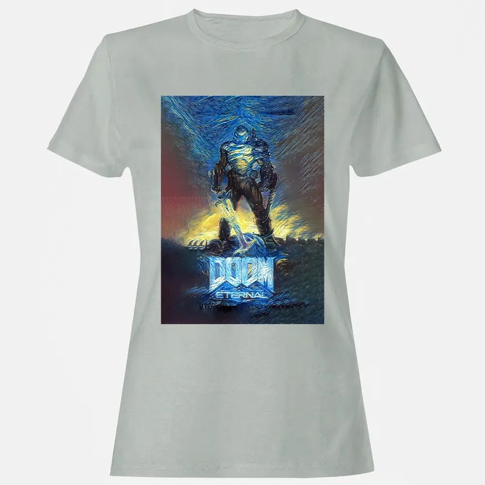 Doom Starry Night Women's T-shirt - 2