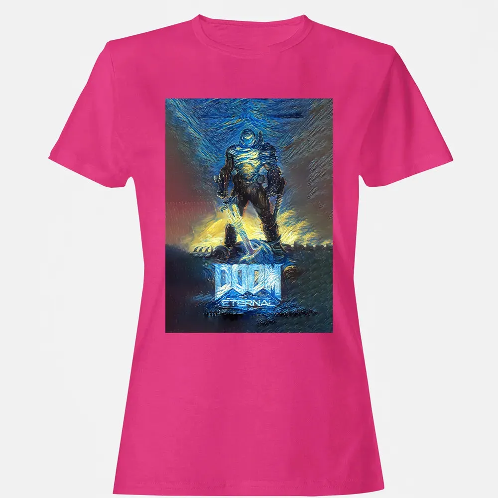 Doom Starry Night Women's T-shirt - 6