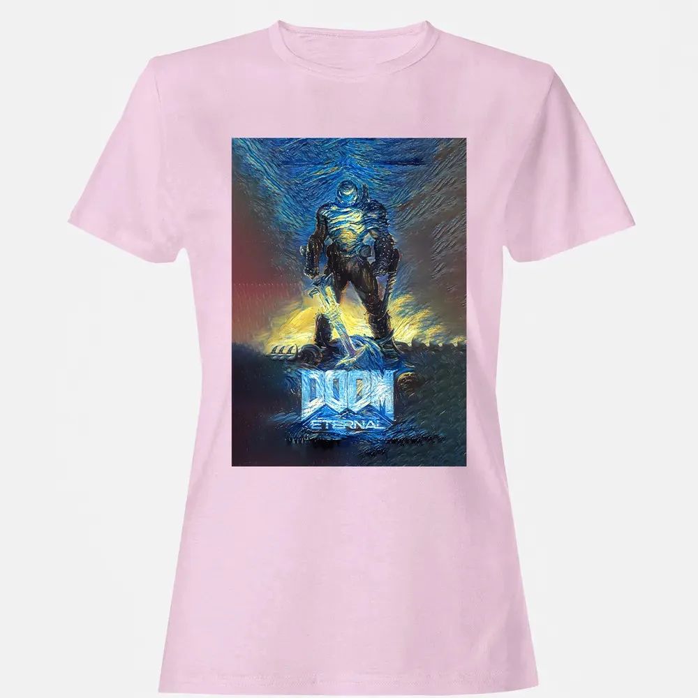 Doom Starry Night Women's T-shirt - 9