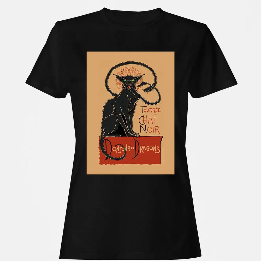 Tournee Du Chat Noir Poster Women's T-shirt - 16