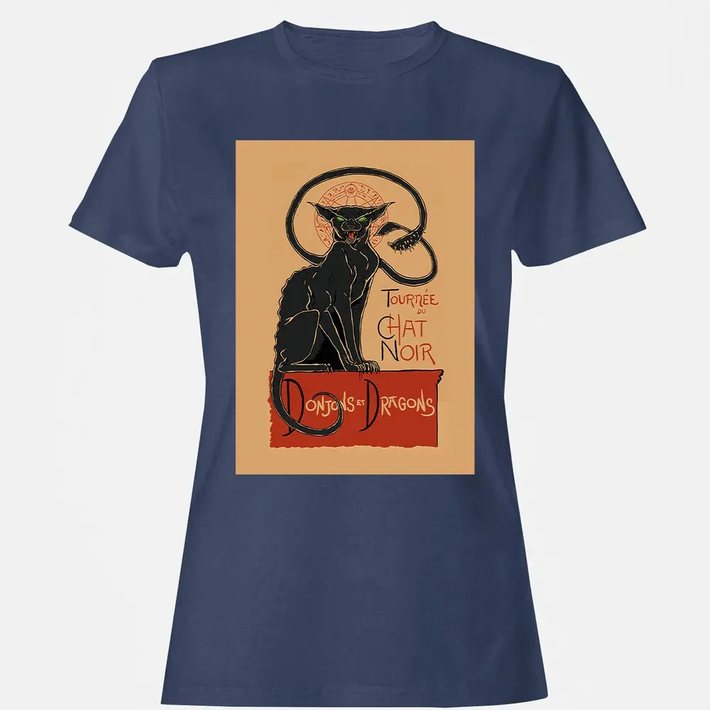 Tournee Du Chat Noir Poster Women's T-shirt - 10