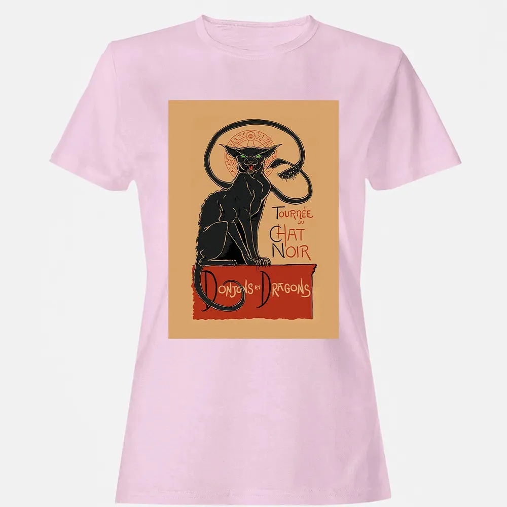 Tournee Du Chat Noir Poster Women's T-shirt - 9