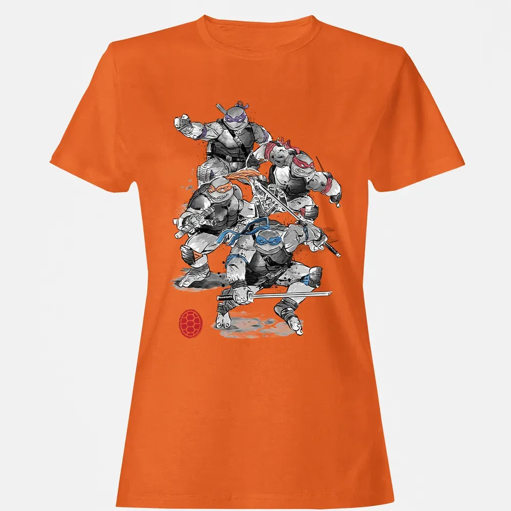 TMNT Sumi-E Women's T-shirt - 11