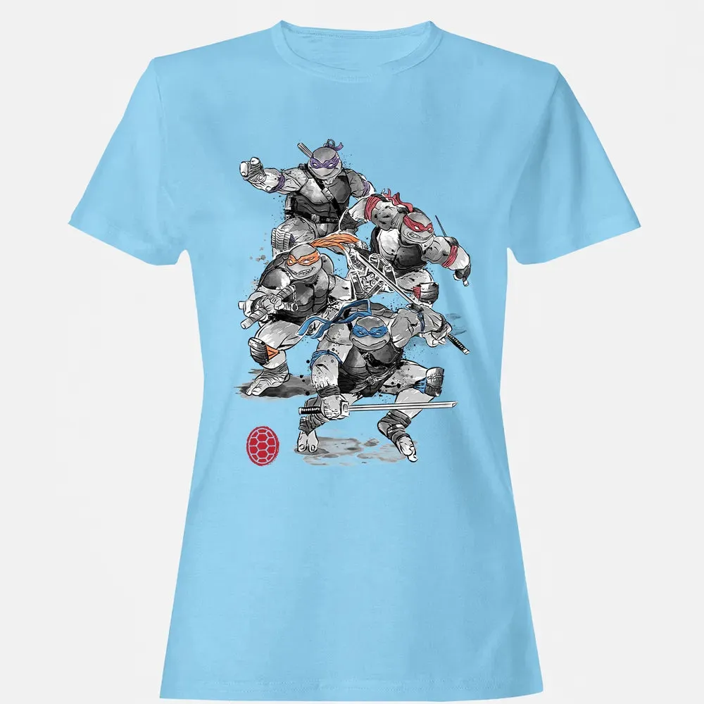 TMNT Sumi-E Women's T-shirt - 8