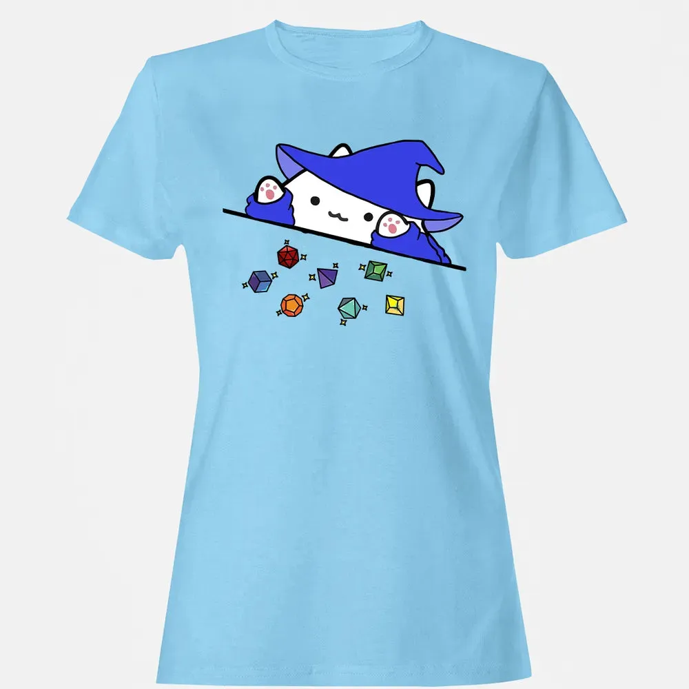 Cat Throws Dices Women's T-shirt - 8