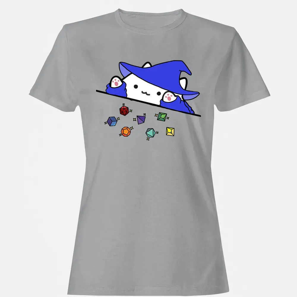Cat Throws Dices Women's T-shirt - 15
