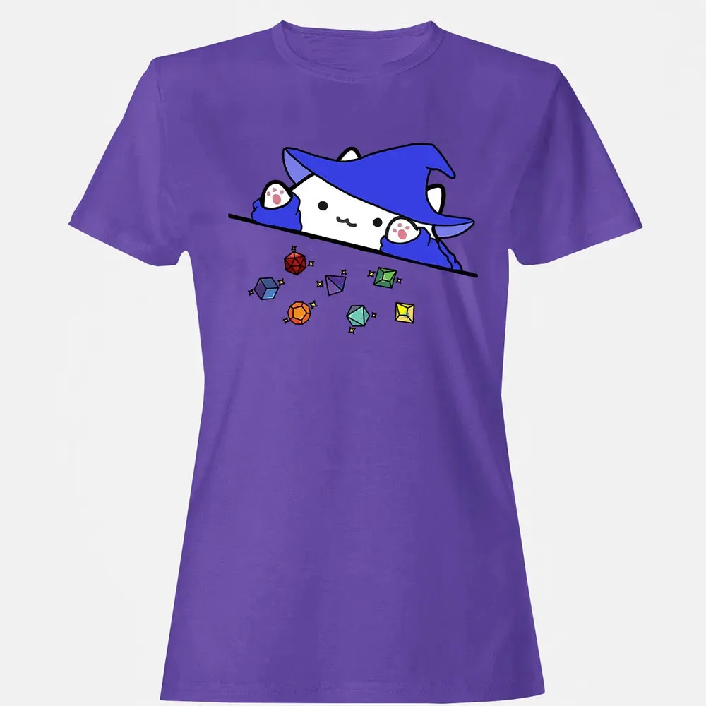 Cat Throws Dices Women's T-shirt - 12