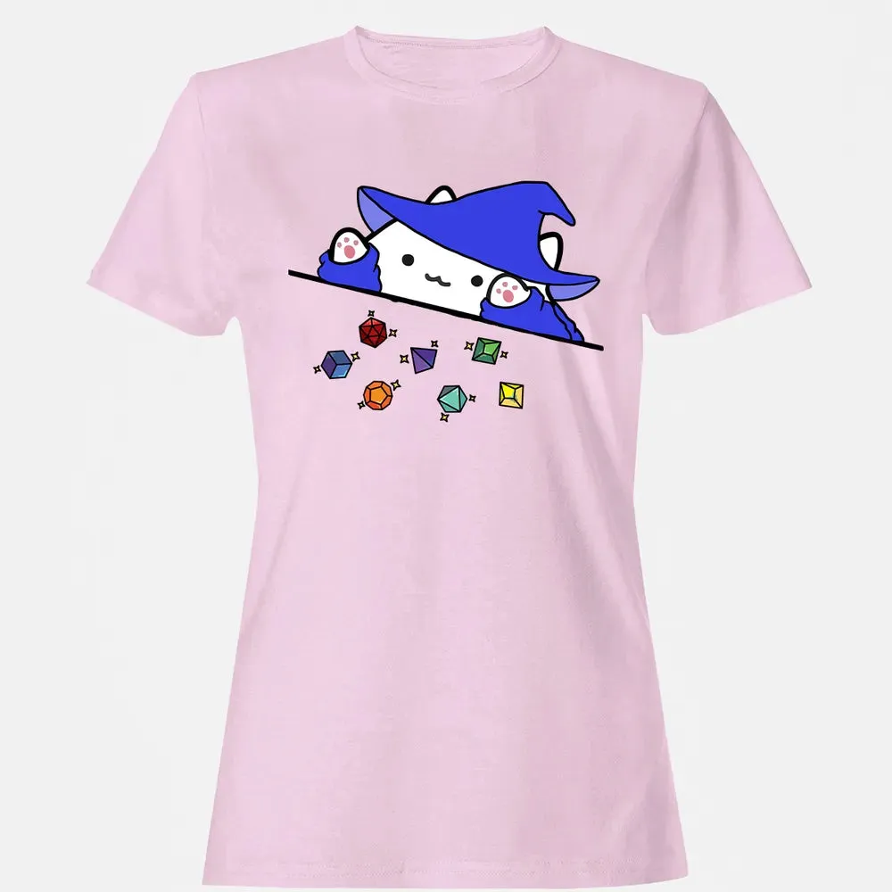 Cat Throws Dices Women's T-shirt - 9